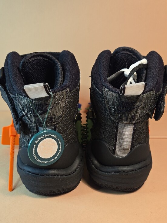 New Nike Air Folce 1 Mid x Off-White™ Shoes Sneakers - Black (DO6290-001) main image 9